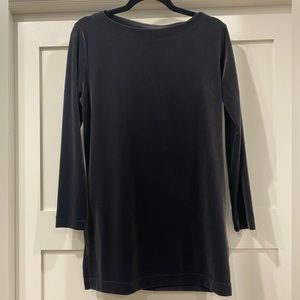 Vintage Dana Buchanan Black velvet dress